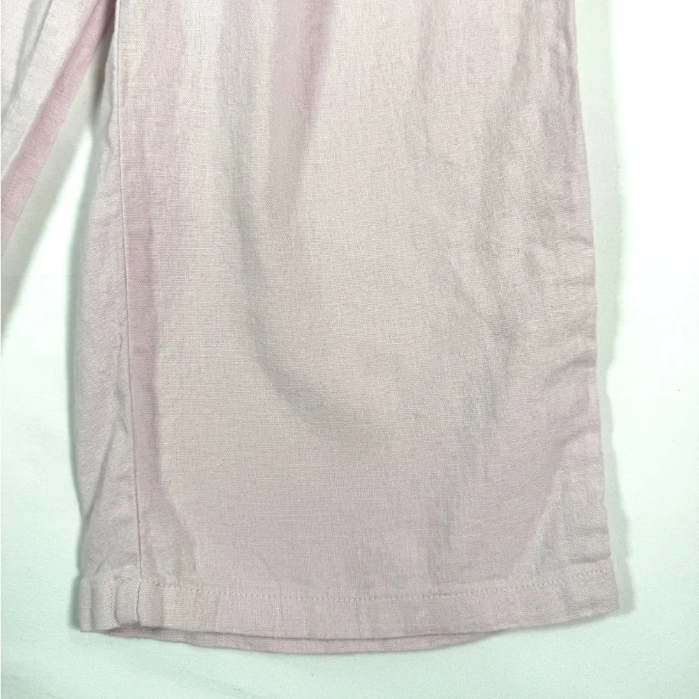 OLD NAVY Girls Wide‎ Leg Jumpsuit M (8) Wisteria Mist Ruffle Straps Cute